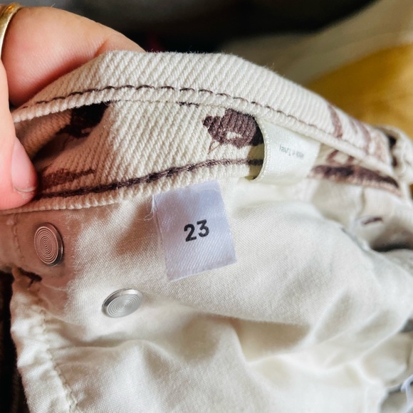 Reformation Sonora Cowgirl Print Women's Jeans - Picture 6 of 7